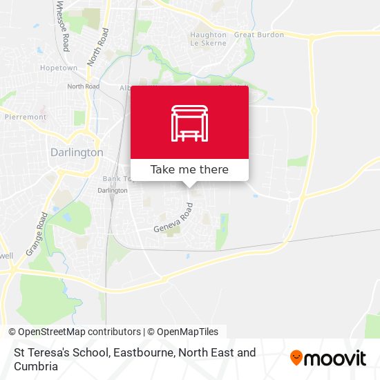 St Teresa's School, Eastbourne map