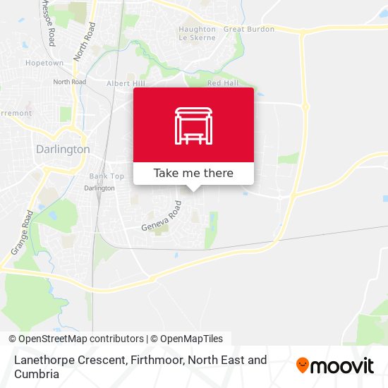 Lanethorpe Crescent, Firthmoor map