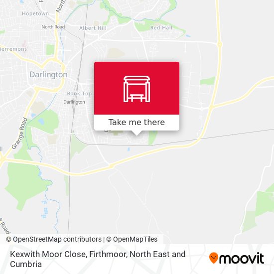 Kexwith Moor Close, Firthmoor map
