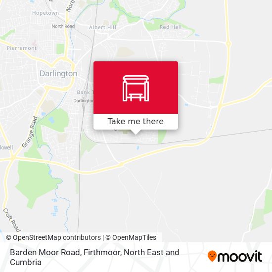 Barden Moor Road, Firthmoor map