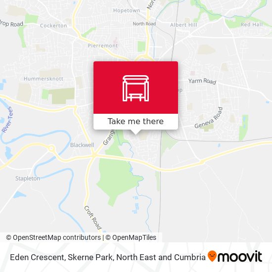 Eden Crescent, Skerne Park map