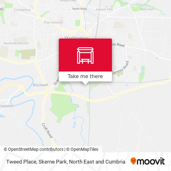 Tweed Place, Skerne Park map