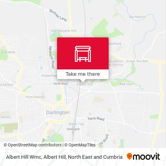 Albert Hill Wmc, Albert Hill map