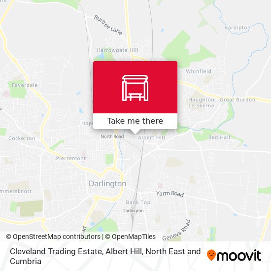 Cleveland Trading Estate, Albert Hill map