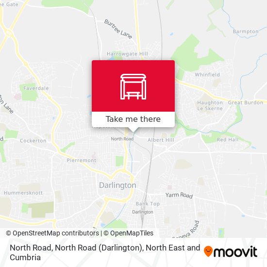 North Road, North Road (Darlington) map