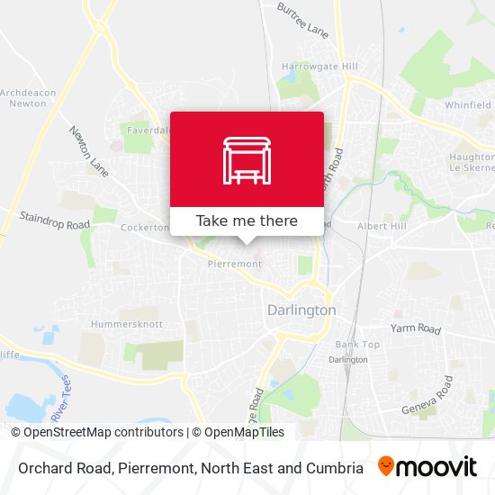 Orchard Road, Pierremont map