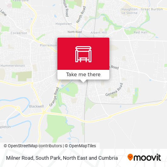 Milner Road, South Park map