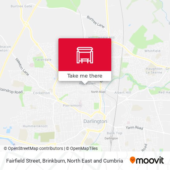 Fairfield Street, Brinkburn map