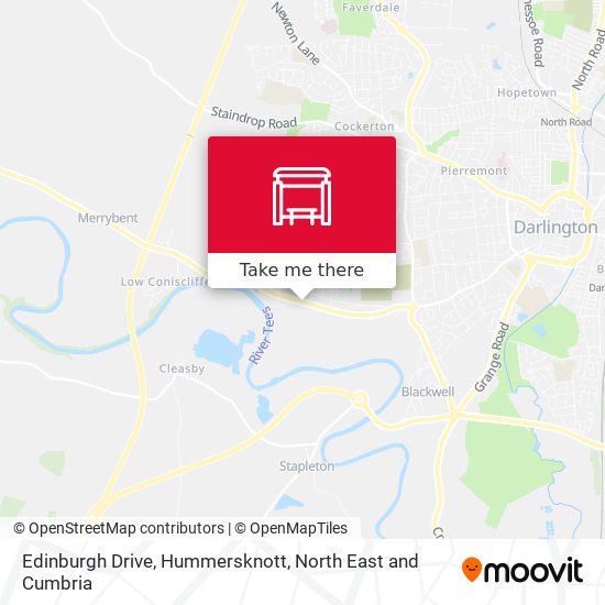 Edinburgh Drive, Hummersknott map