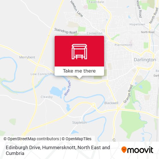 Edinburgh Drive, Hummersknott map