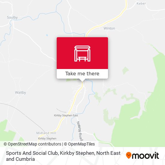 Sports And Social Club, Kirkby Stephen map