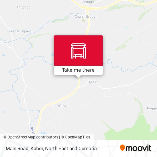Main Road, Kaber map
