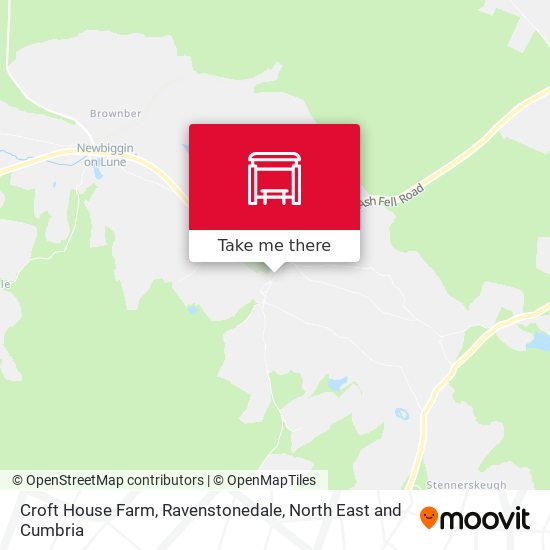 Croft House Farm, Ravenstonedale map