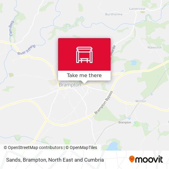 Sands, Brampton map