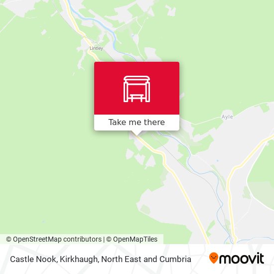 Castle Nook, Kirkhaugh map