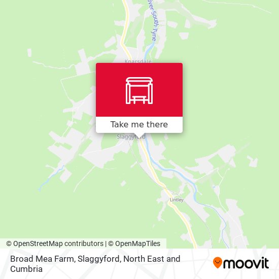 Broad Mea Farm, Slaggyford map