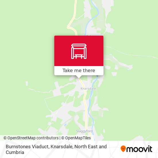 Burnstones Viaduct, Knarsdale map