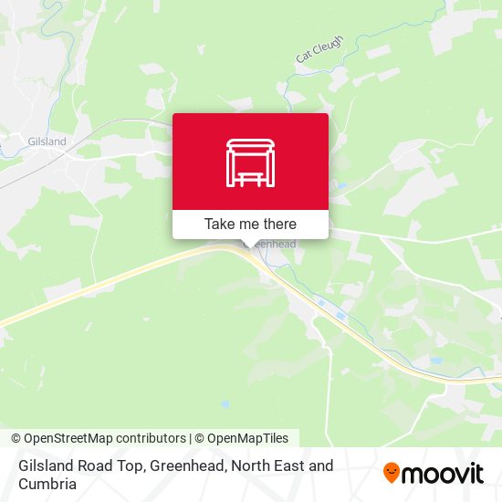 Gilsland Road Top, Greenhead map