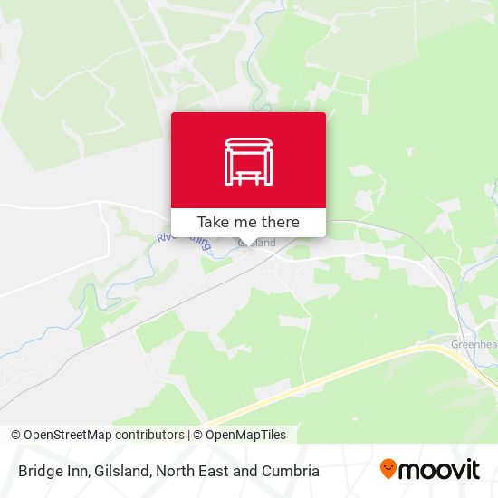 Bridge Inn, Gilsland map