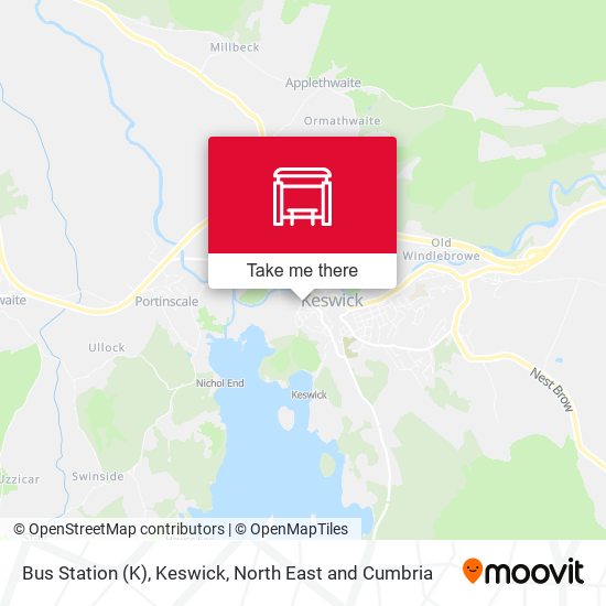 Bus Station (K), Keswick map