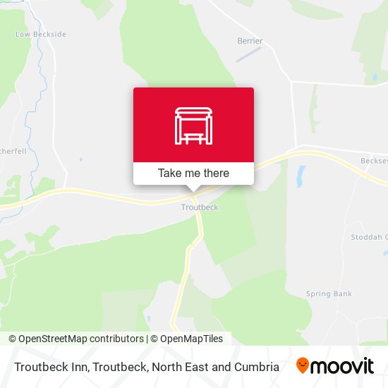 Troutbeck Inn, Troutbeck map