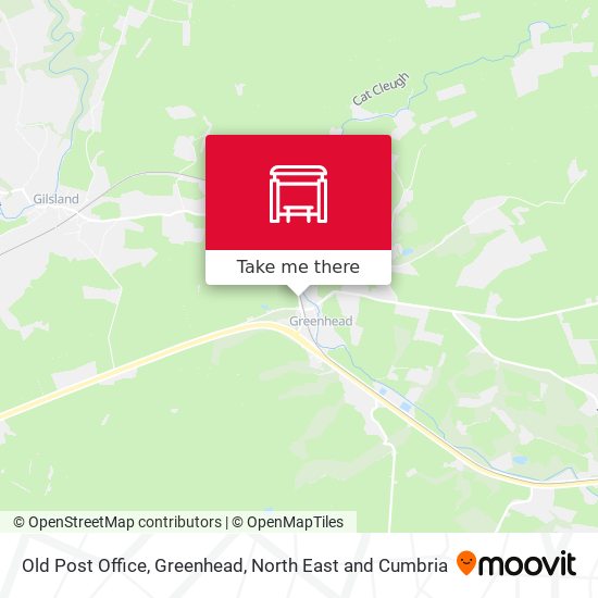 Old Post Office, Greenhead map