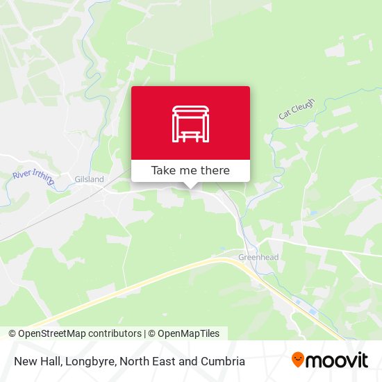 New Hall, Longbyre map