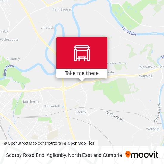 Scotby Road End, Aglionby map