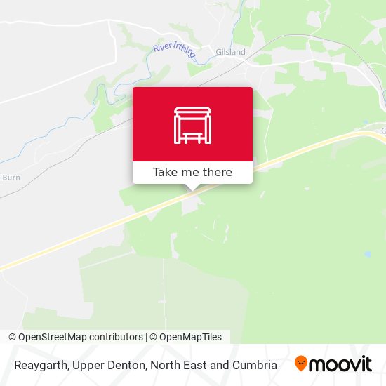 Reaygarth, Upper Denton map