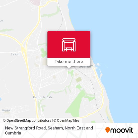 New Strangford Road, Seaham map