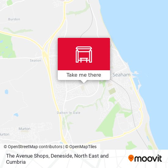 The Avenue Shops, Deneside map