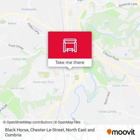 Black Horse, Chester-Le-Street map