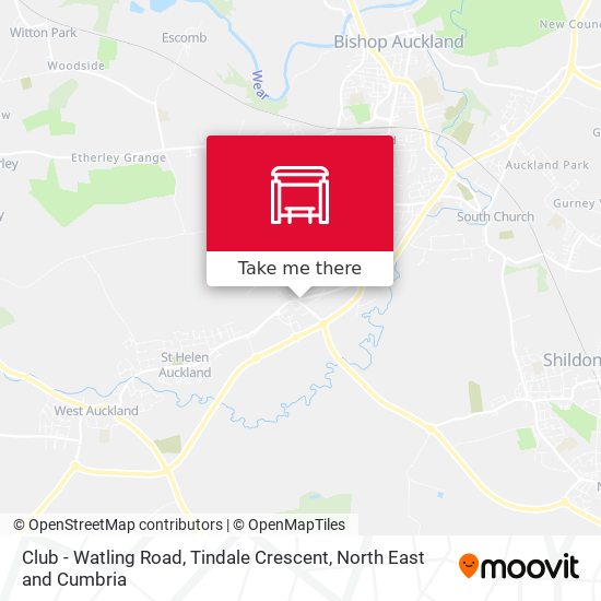 Club - Watling Road, Tindale Crescent map