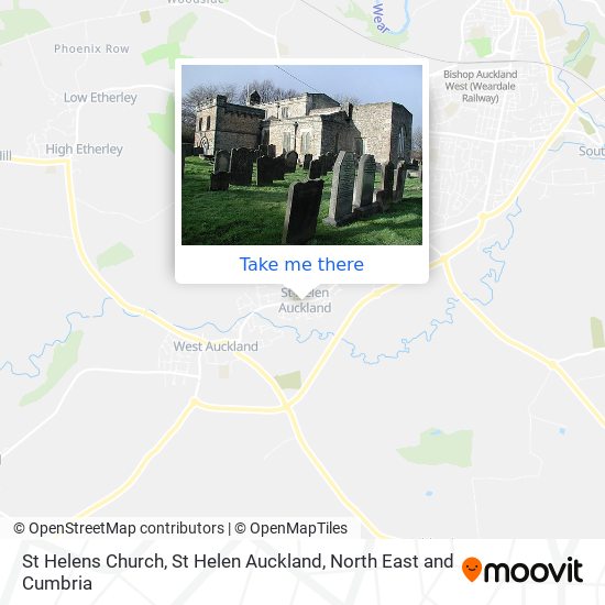 St Helens Church, St Helen Auckland map