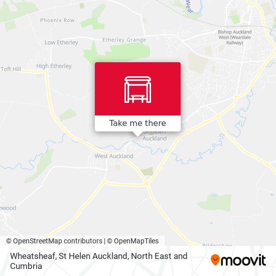 Wheatsheaf, St Helen Auckland map