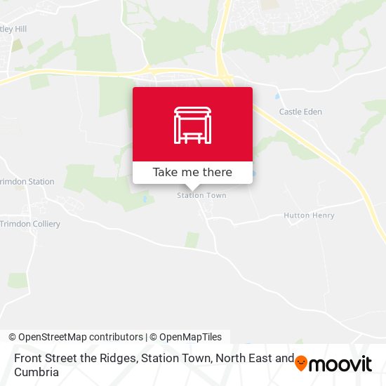 Front Street the Ridges, Station Town map