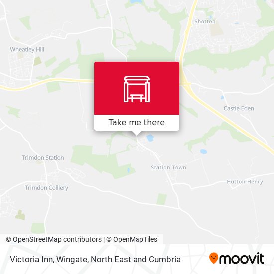 Victoria Inn, Wingate map