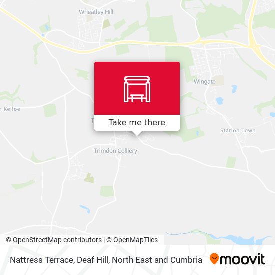 Nattress Terrace, Deaf Hill map