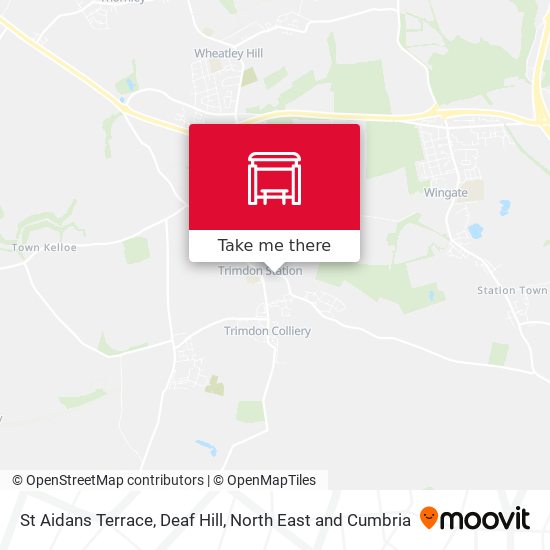 St Aidans Terrace, Deaf Hill map