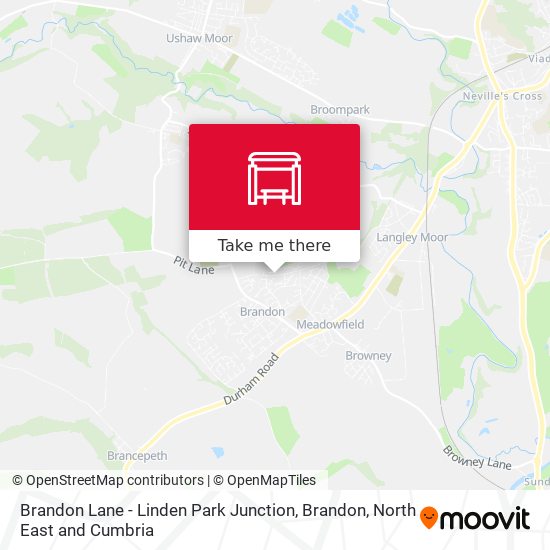 Brandon Lane - Linden Park Junction, Brandon map