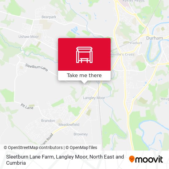 Sleetburn Lane Farm, Langley Moor map