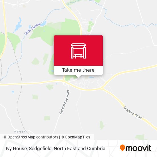 Ivy House, Sedgefield map