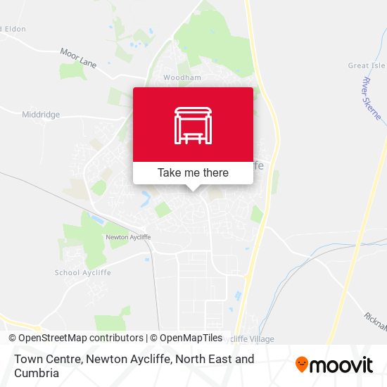 Churchill House, Newton Aycliffe map