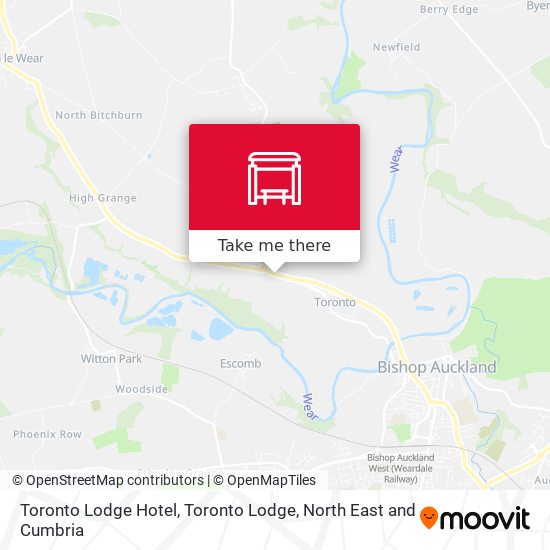 Toronto Lodge Hotel, Toronto Lodge map
