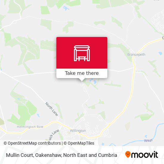 Mullin Court, Oakenshaw map