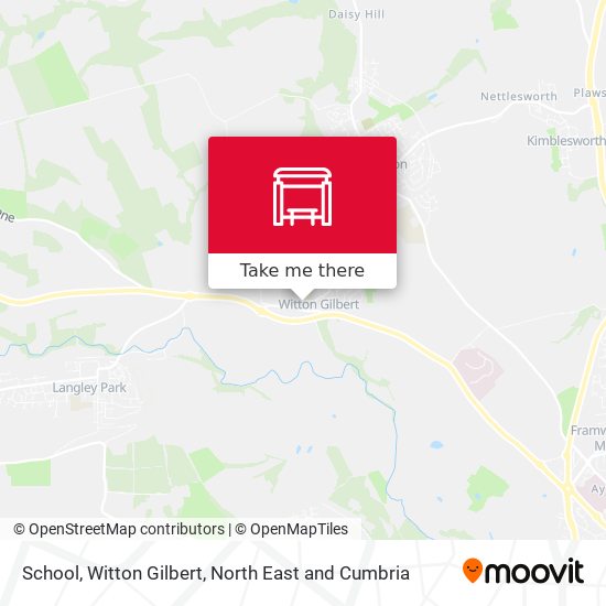 School, Witton Gilbert map