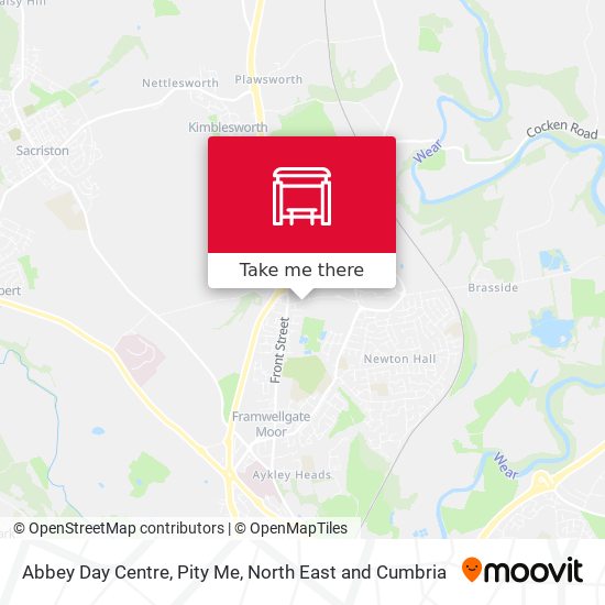 Abbey Day Centre, Pity Me map