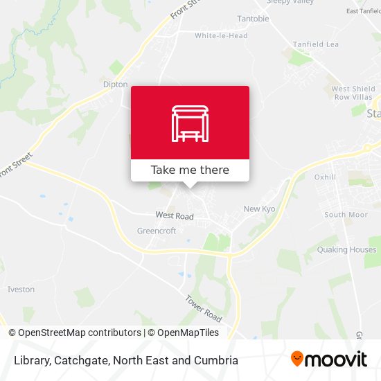 Library, Catchgate map