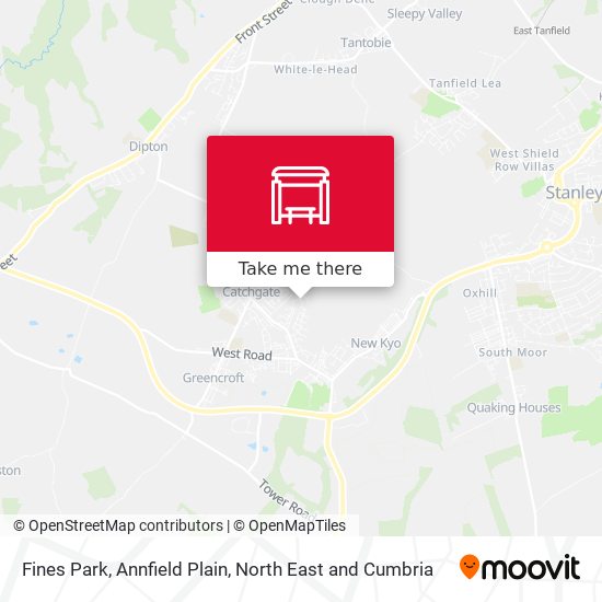 Fines Park, Annfield Plain map