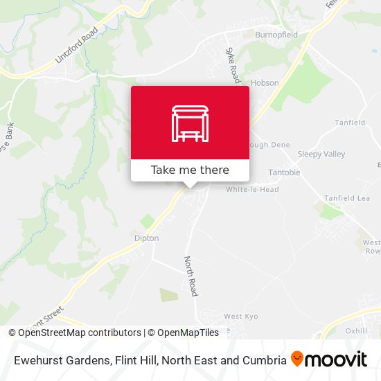 Ewehurst Gardens, Flint Hill map